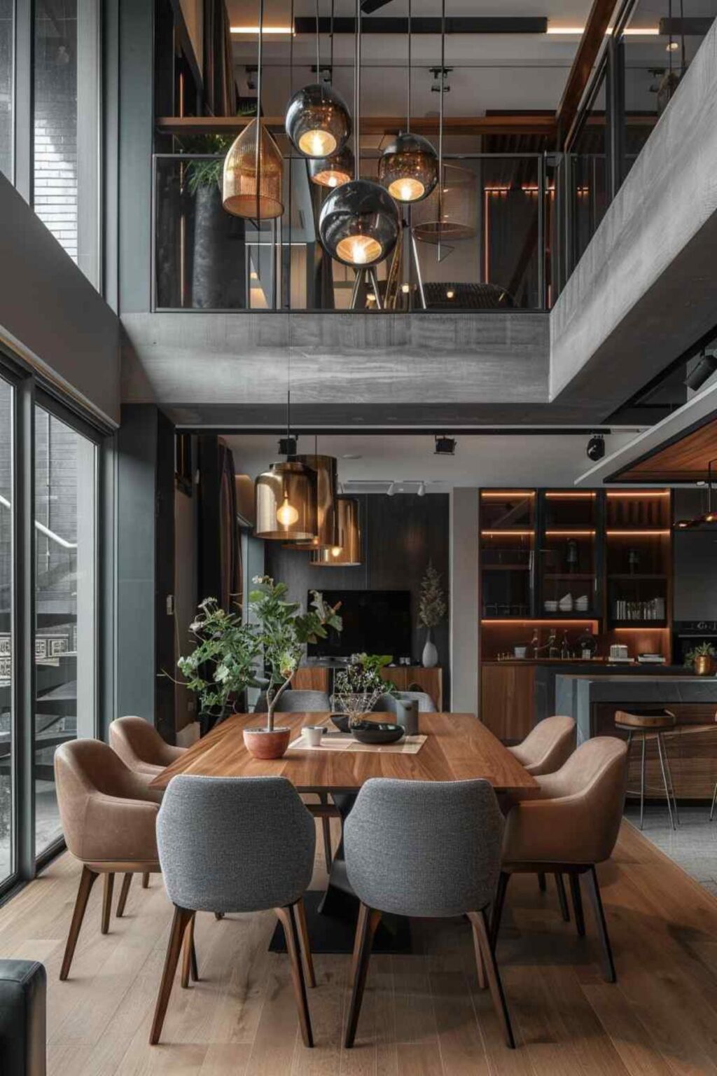 Ideas de comedores que combinan elementos modernos - SALA COMEDOR