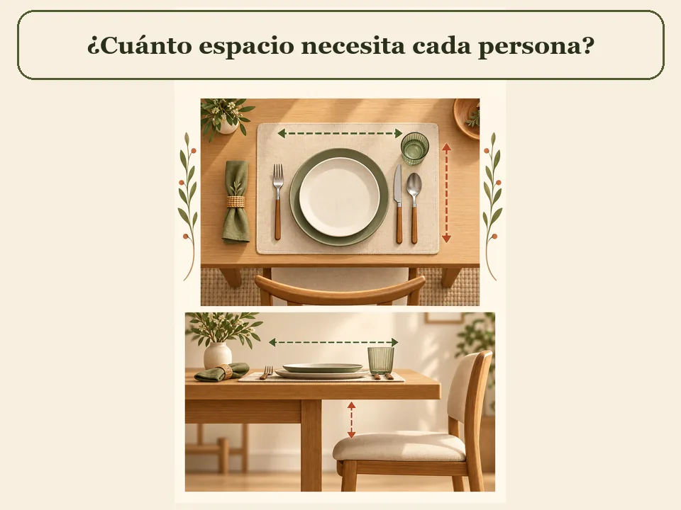 Cuánto espacio necesita cada persona